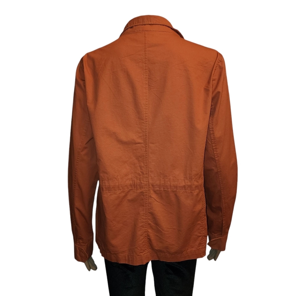 E & M Womens Burnt Orange Utility Jacket Size S - Picture 4 of 15